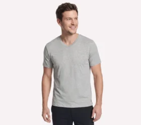 GO DRI Pima Short Sleeve V-Neck