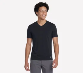 GO DRI Pima Short Sleeve V-Neck
