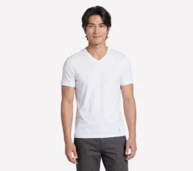 GO DRI Pima Short Sleeve V-Neck