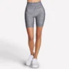 GO FLEX Printed High Waisted 8 Inch Bike Short