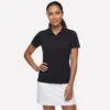 GO GOLF Short Sleeve Birdie Zip Front Polo GO GOLF Short Sleeve Birdie Zip Front Polo