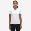 GO GOLF Short Sleeve Birdie Zip Front Polo GO GOLF Short Sleeve Birdie Zip Front Polo