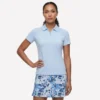 GO GOLF Short Sleeve Birdie Zip Front Polo GO GOLF Short Sleeve Birdie Zip Front Polo