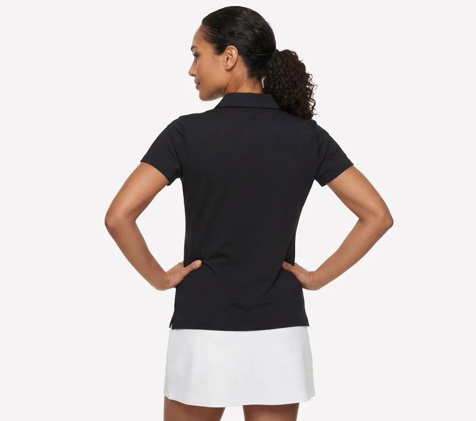 GO GOLF Short Sleeve Birdie Zip Front Polo GO GOLF Short Sleeve Birdie Zip Front Polo
