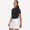GO GOLF Short Sleeve Birdie Zip Front Polo GO GOLF Short Sleeve Birdie Zip Front Polo