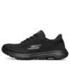 Go Walk 5 Leather Shoes Black