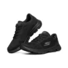 Go Walk 5 Leather Shoes Black