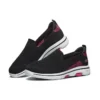 Go Walk 5 Loafers “Black Pink Red”