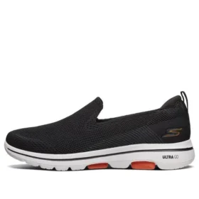 Go Walk 5 Low-Top Loafers Black/White
