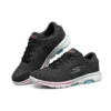 Go Walk 5 Sports Shoes Black/White/Green