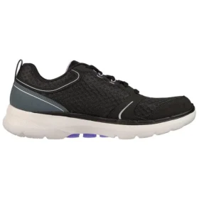 Go Walk 6 Low-Top Black/Purple