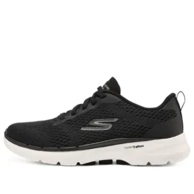 Go Walk 6 Low-tops Sport Shoes Black/White