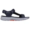 Go Walk 6 Sandal “Navy Orange”