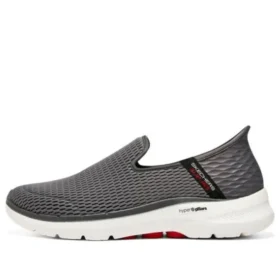 Go Walk 6 Shoes “Grey Red White”
