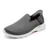 Go Walk 6 Shoes “Grey Red White”