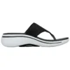 Go Walk Arch Fit Sandal “Black White”
