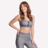 GO WALK Evolution Printed Zip Front Bra GO WALK Evolution Printed Zip Front Bra