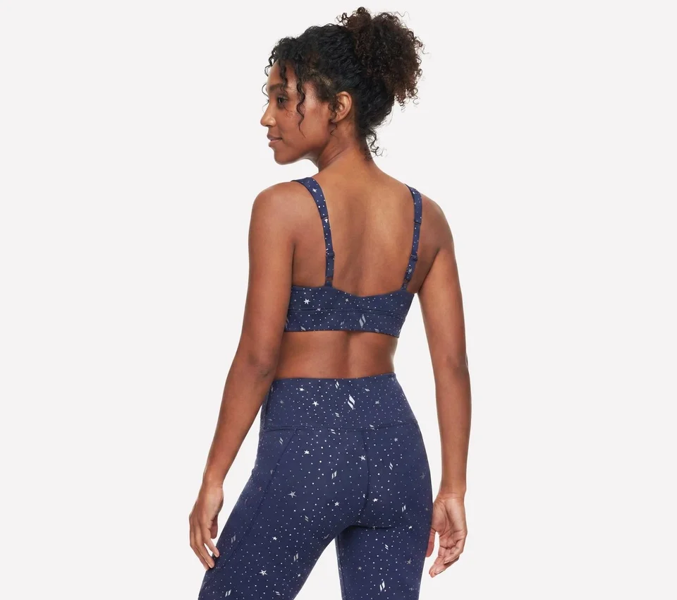 GO WALK Evolution Printed Zip Front Bra GO WALK Evolution Printed Zip Front Bra