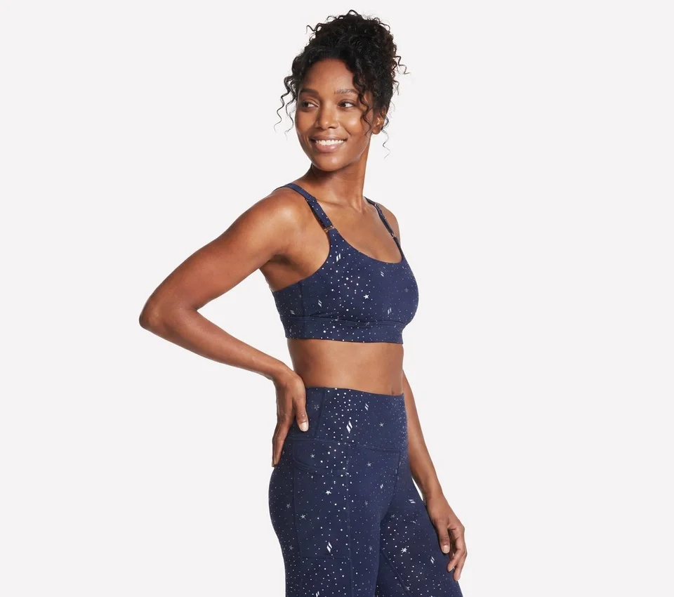 GO WALK Evolution Printed Zip Front Bra GO WALK Evolution Printed Zip Front Bra