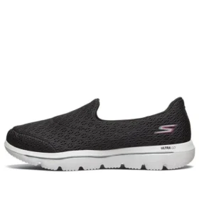 Go Walk Evolution Ultra Slip on “Black White”