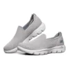 Go Walk Evolution Ultra Slip-On Shoes Gray/Chestnut