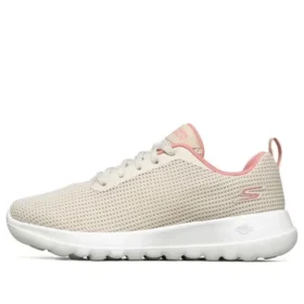 Go Walk Joy Running Shoes Ivory/Pink