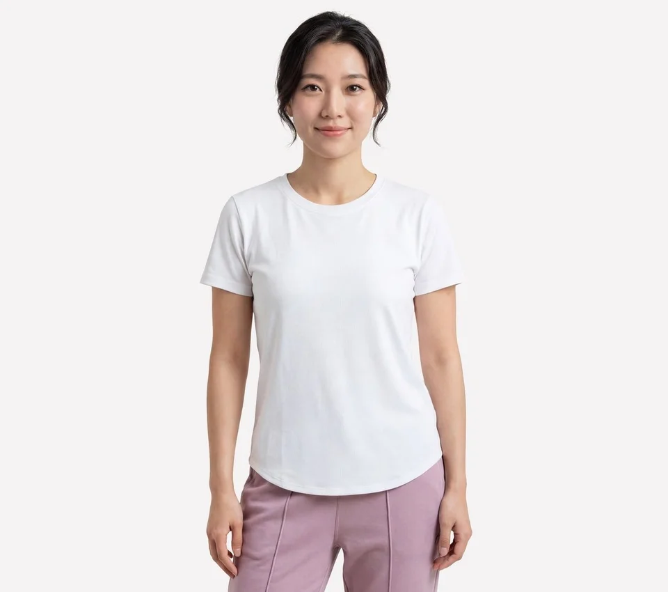 GO WALK Luxe Rib Tee GO WALK Luxe Rib Tee