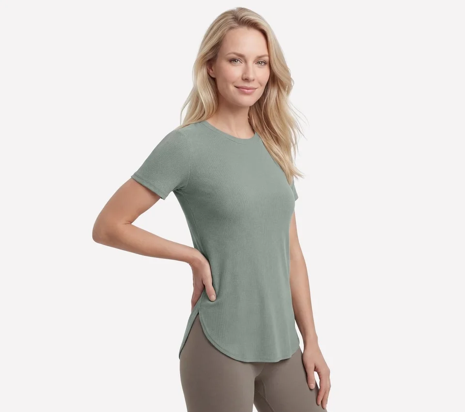 GO WALK Luxe Rib Tunic Tee GO WALK Luxe Rib Tunic Tee