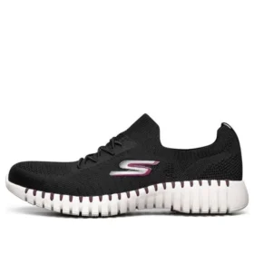 Go Walk Smart Running Shoes Black/White/Purple