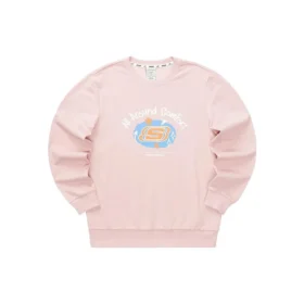 Graphic Crew Sweater “Black White Pink Blue Grey”