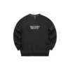 Graphic Crew Sweater “White Black Grey”