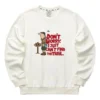 Graphic Crew Sweater “White Black Red”