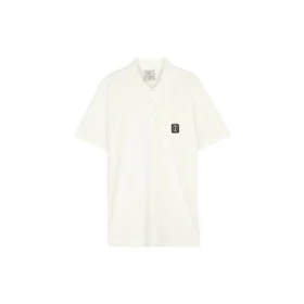 Graphic Polo Shirt “Grey White”