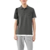 Graphic Polo Shirt “Grey White”