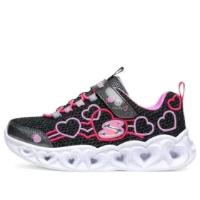 Heart Lights Low-Top K Black/Pink