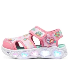 Heart Lights Sandals “Pink White”