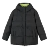 Hooded Down Jacket “Black White”