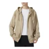 Hooded Full Zip Jacket “Tan”