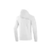 Hooded Full Zip Jacket “White Black”