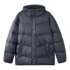 Hooded Leisure Down Jacket “Black”