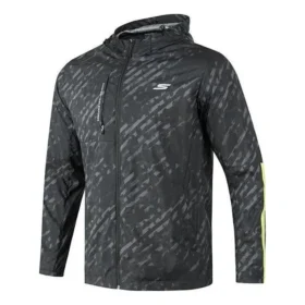 Hooded Sport Jacket “Black White”