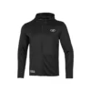 Hooded Zipper Long Sleeve Jacket “Black”