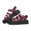 Jammers Poppin” Strappy Sandal “Burgundy”