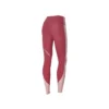 Letter Print Knit Tight Fitness Leggings “Burgundy”