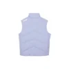 Letter Printed Down Vest “Black Purple Pink”