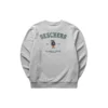 Letter Printed Long Sleeve T-Shirt “Grey”