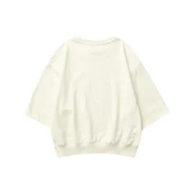 Letter Printed Round Neck Casual Sweater “Beige” Letter Printed Round Neck Casual Sweater “Beige”