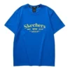 Letter Printed Tee “Blue Yellow”