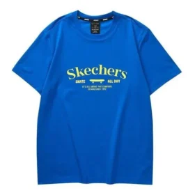 Letter Printed Tee “Blue Yellow”