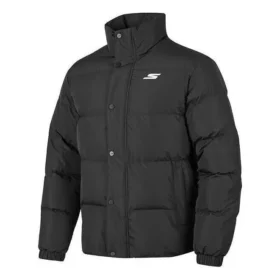 Letter Printed Waterproof Down Jacket “Black”
